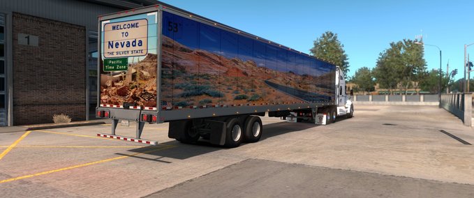 Trailer 53' fuss Trailer skin Nevada American Truck Simulator mod