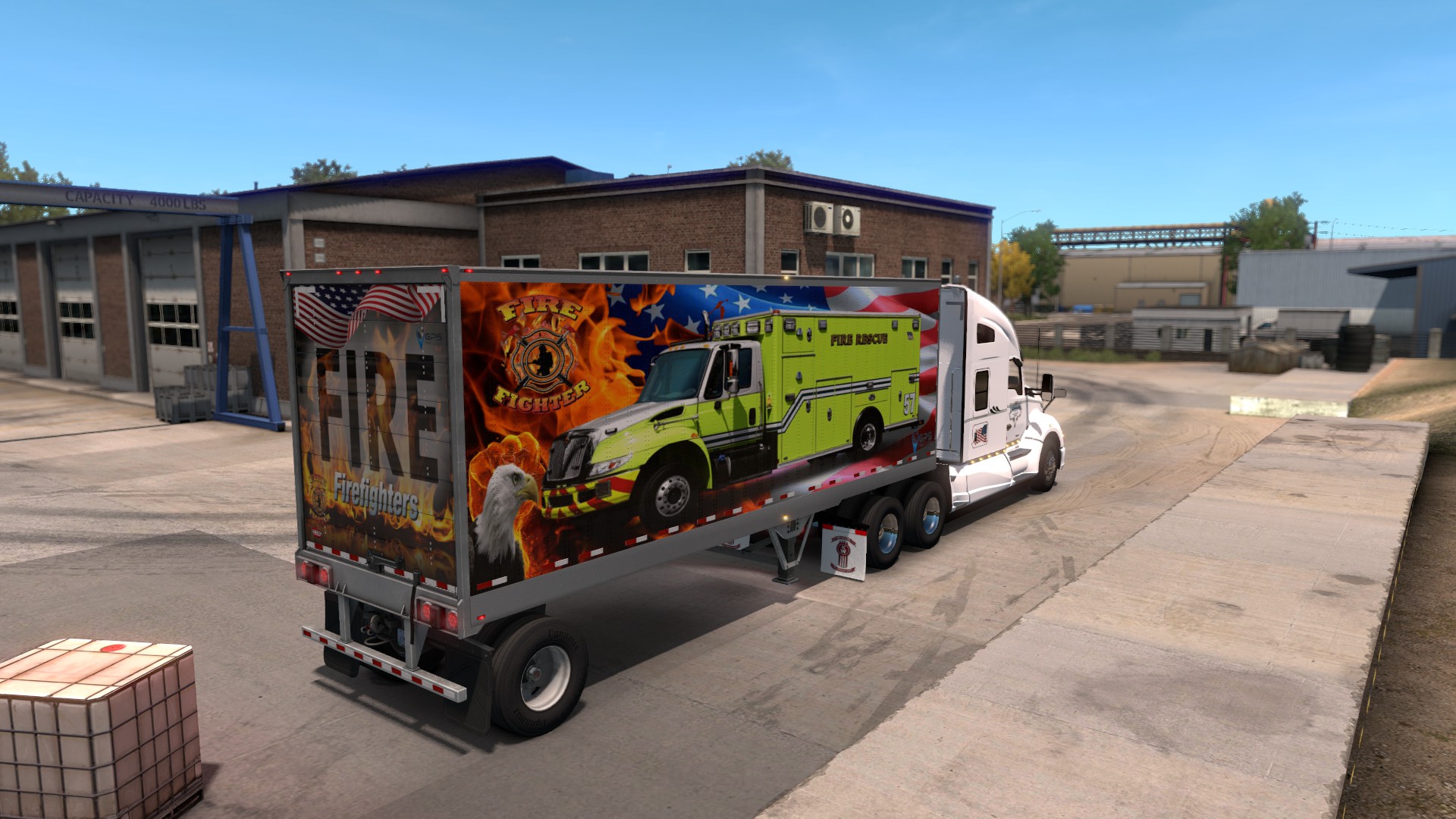 Firefighter (ownership Trailer Skin 28' bis 53' fuss') 1 skin pro grösse - Thumbnail 1