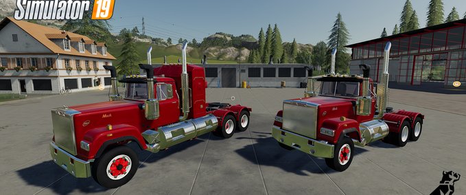 Peterbilt & Kenworth Mack Daycab and Mack Sleeper Truck Landwirtschafts Simulator mod