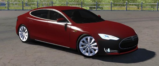 Sonstige Tesla Model S P85D Fix + Edit (Kliment Abramov) 1.35.x Eurotruck Simulator mod