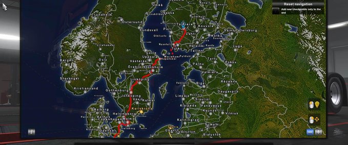 Maps Realistischer HD Kartenhintergrund  1.35.x Eurotruck Simulator mod