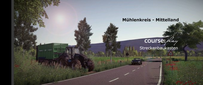 Courseplay Kurse CoursePlay Streckenbaukasten für die Map Muehlenkreis-Mittelland Landwirtschafts Simulator mod