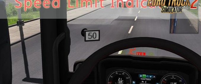 Sonstige Geschwindigkeitsbegrenzungsanzeiger 1.35.x Eurotruck Simulator mod