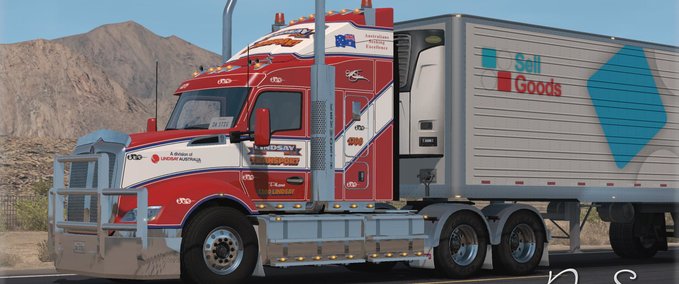 Trucks KENWORTH T610 (UPD 25.05.19) 1.35.X American Truck Simulator mod