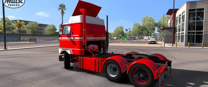 Trucks [ATS] Mack F700 + Interieur (1.35.x)  American Truck Simulator mod