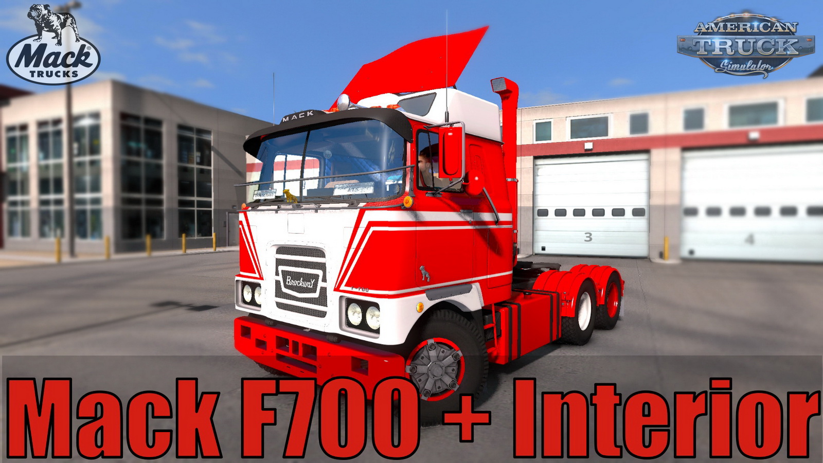 [ATS] Mack F700 + Interior v1.1 (1.35.x)  thumbnail 3