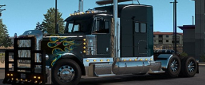 Anbauteile Peterbilt 389 625 PS Multiplayer 1.34 - 1.35  American Truck Simulator mod