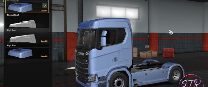 Scania Kabine ohne Verkleidung für Scania S Next Gen 1.35.x Eurotruck Simulator mod