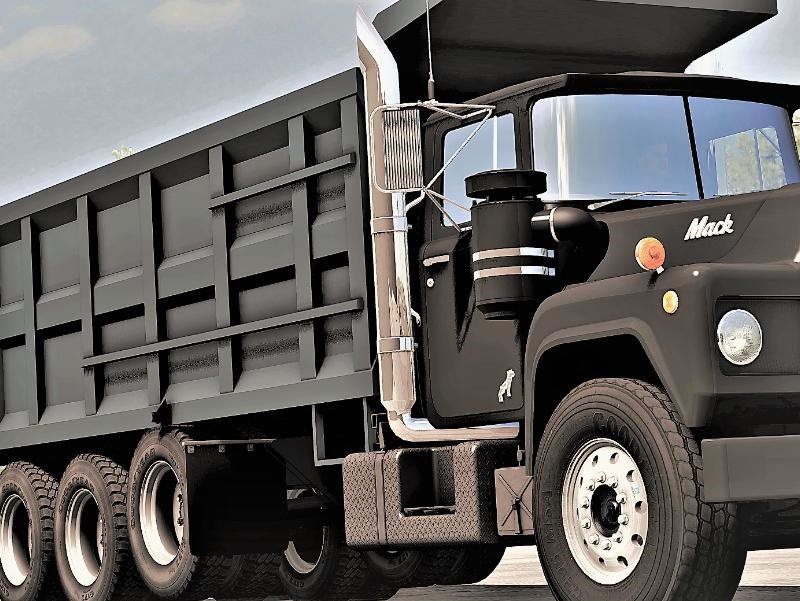 CUSTOM MACK R DUMP TRUCK/FLATBED ADDON V1.0 1.35.X