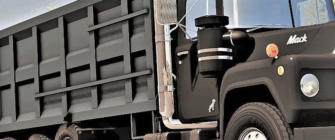 Anbauteile CUSTOM MACK R DUMP TRUCK/FLATBED ADDON 1.35.X American Truck Simulator mod