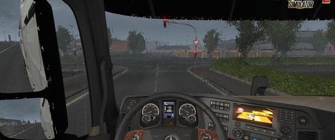 Sonstige Vergrößerter Geschwindigkeitsbegrenzungsindikator 1.35.x Eurotruck Simulator mod