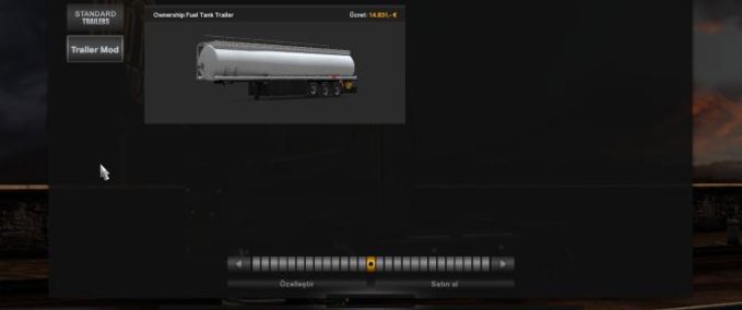 Trailer Besitzbare Kraftstoffzisterne 1.35.x Eurotruck Simulator mod