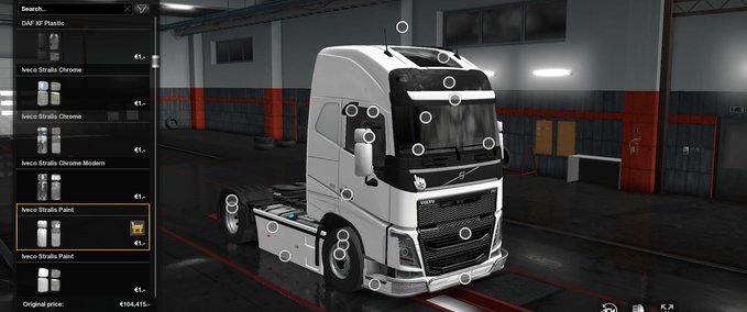 Trucks Alle Anbauteile für alle LKWs freigeschaltet 1.35.X Eurotruck Simulator mod