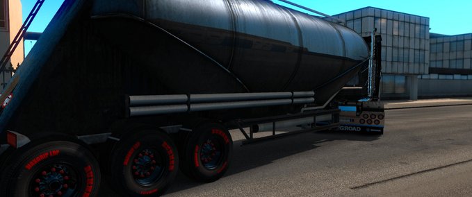 Trailer Besitzbarer Zement Anhänger 1.35.x Eurotruck Simulator mod
