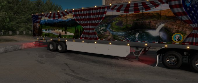 Trailer Washington skin ownerdship Trailer  American Truck Simulator mod