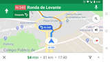 Navi Sprache Google Maps auf Spanisch (Latin) 1.35.x Mod Thumbnail