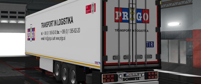 Skins SKINS FÜR DEN ÜBERARBEITETEN SCHMITZ SKO 1.35.X Eurotruck Simulator mod