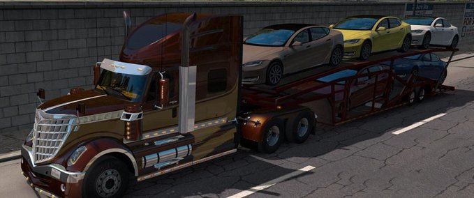 Trucks International Lonestar 1.35.x American Truck Simulator mod