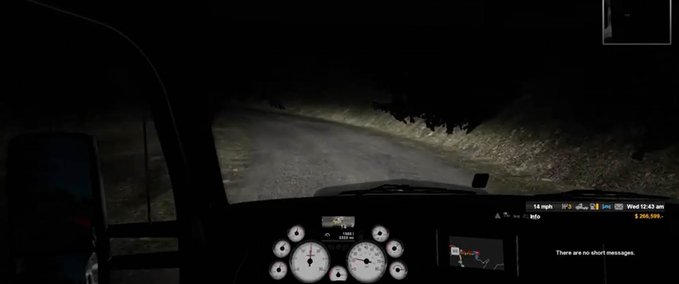 Maps Sichtbarmachen von versteckten Wegen (benötigt WA DLC) 1.35.x American Truck Simulator mod