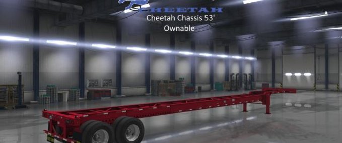 Trailer BESITZBARE CHEETAH CHASSIS 53' 1.35.X American Truck Simulator mod
