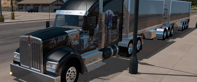 Trailer LUSTY TIPPER ANHÄNGER 1.35.X American Truck Simulator mod
