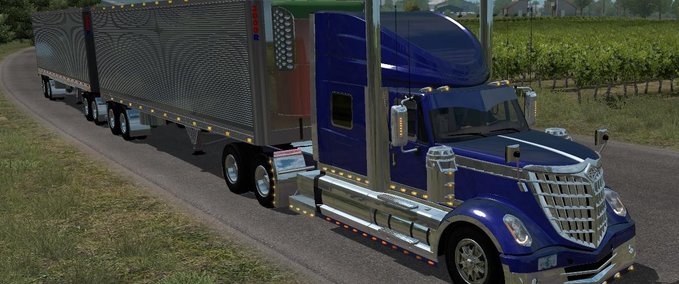 Trailer BESITZBARER UTILITY 300 ANHÄNGER VON CERRITOS  1.35.X American Truck Simulator mod