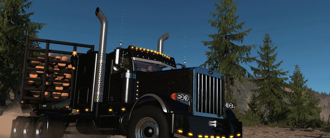 Anbauteile JF LOGGING LIFTED VIPER2 PETERBILT 389 ADDON 1.35.X American Truck Simulator mod