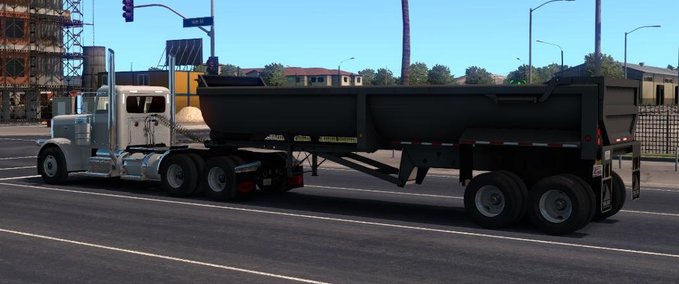 Trailer TRAIL KING QUARTER FRAME END DUMP 1.35.X American Truck Simulator mod
