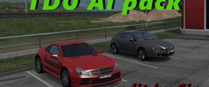 AI TDU2 Verkehrspaket editiert von Cip 1.35.x  Eurotruck Simulator mod