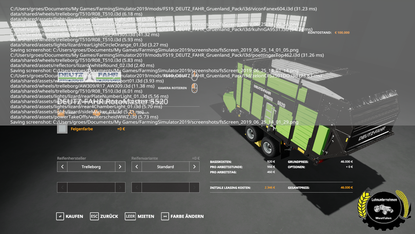DEUTZ-FAHR Grassland Pack By Lohnunternehmen Westfalen-LS19 - Thumbnail 1