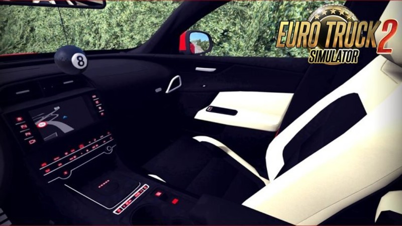 Ets 2 New Jaguar Xe Interior V1 0 By Mert R I 1 35 X V