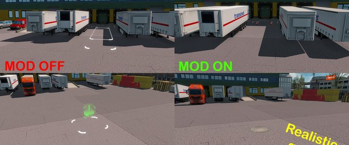 Maps No Icons Mod (Realistic Game) 1.35.x & DX11 Ready Eurotruck Simulator mod