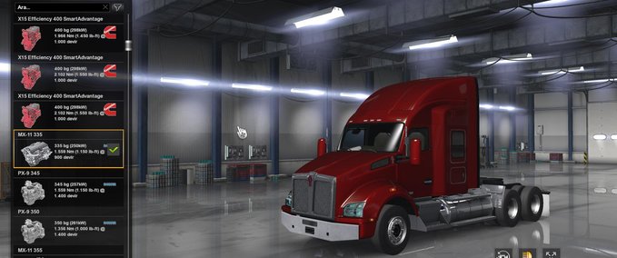 Trucks KENWORTH T880 VON VOITH 1.35.X American Truck Simulator mod