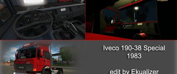 Iveco Iveco 190-38 Special Turbo + Interieur Edit von Ekualizer (1.35.x) Eurotruck Simulator mod
