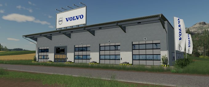 Platzierbare Volvo Halle Mod Image