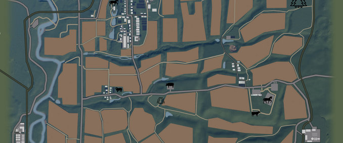 4fach Maps Berry Village Map Landwirtschafts Simulator mod
