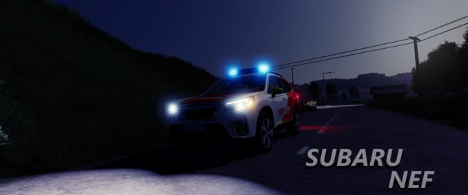 Feuerwehr Subaru Forester NEF Landwirtschafts Simulator mod