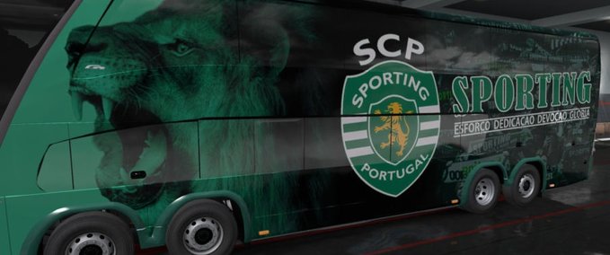 Skins Bus Skin Paket von Portugiesischen Fußballmanschaften 1.35.x Eurotruck Simulator mod