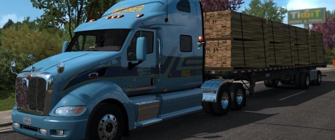 Trucks Peterbilt 387 1.35.x American Truck Simulator mod
