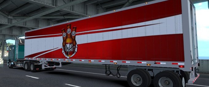 Trailer Besitzbare Great Dane Anhänger Single & Doubles (DX11) 1.35.x  American Truck Simulator mod