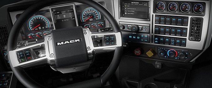 Trucks MACK ANTHEM 2018 LITE 1.35.X American Truck Simulator mod
