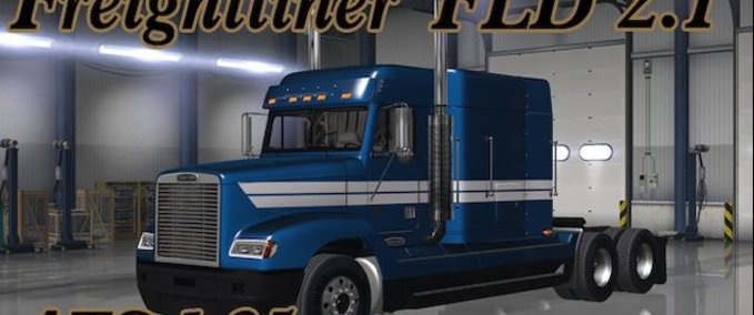 Trucks [ATS] FREIGHTLINER FLD (11.07.19) 1.35.X American Truck Simulator mod
