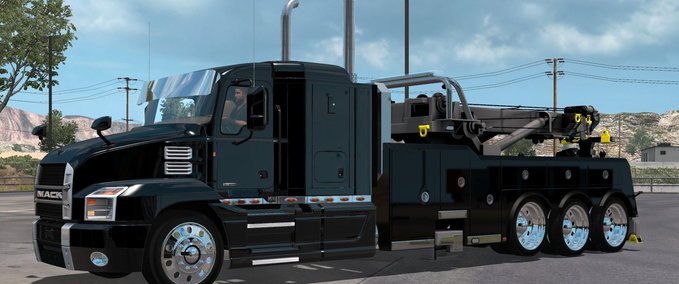 Trucks MACK ANTHEM WRECKER 1.35.X American Truck Simulator mod