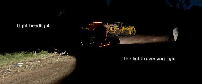 Anbauteile [ATS] Scheinwerfer + Rückleuchten 1.35.x American Truck Simulator mod