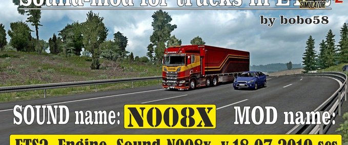 Sound Motoren Sounds N008x 1.35.x Eurotruck Simulator mod