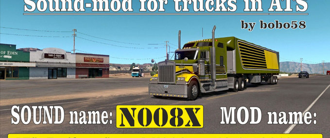 Mods [ATS] Motoren Sounds N008x 1.35.x American Truck Simulator mod