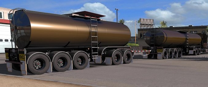 Trailer Treibstoff Zisternen 1.35.x American Truck Simulator mod