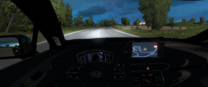 Sonstige Hyundai Santa Fe 2019 1.35.x Eurotruck Simulator mod