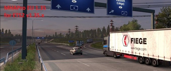 Maps KARTE MHAPRO 1.35.X Eurotruck Simulator mod