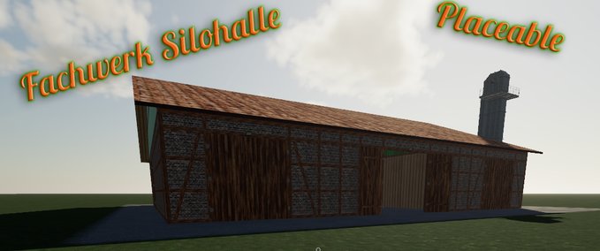 Gebäude mit Funktion Fachwerk Silohalle Landwirtschafts Simulator mod